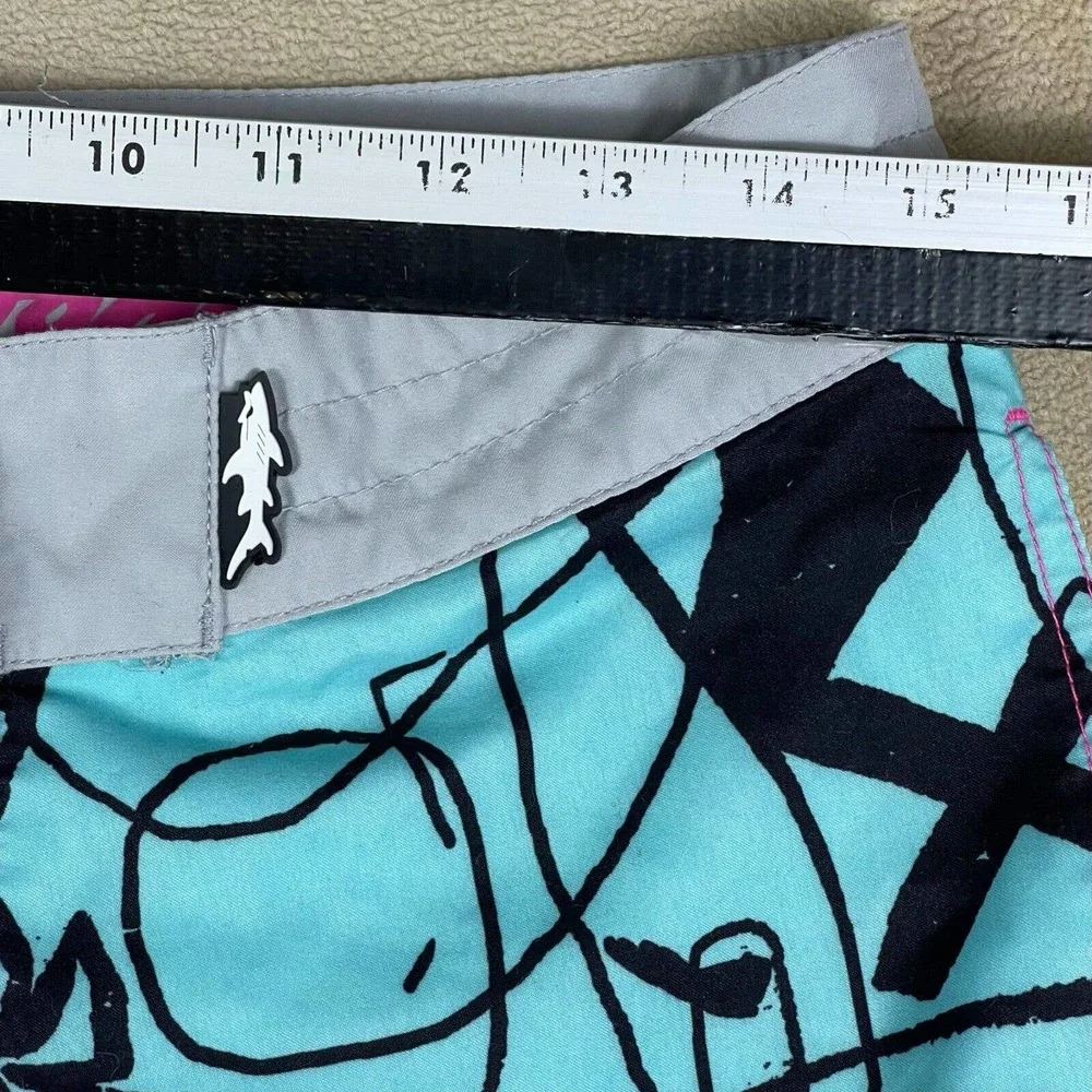 Maui And Sons Mens 30 Swim Trunks Lightweight Multicolor Pocket Drawstring Waist